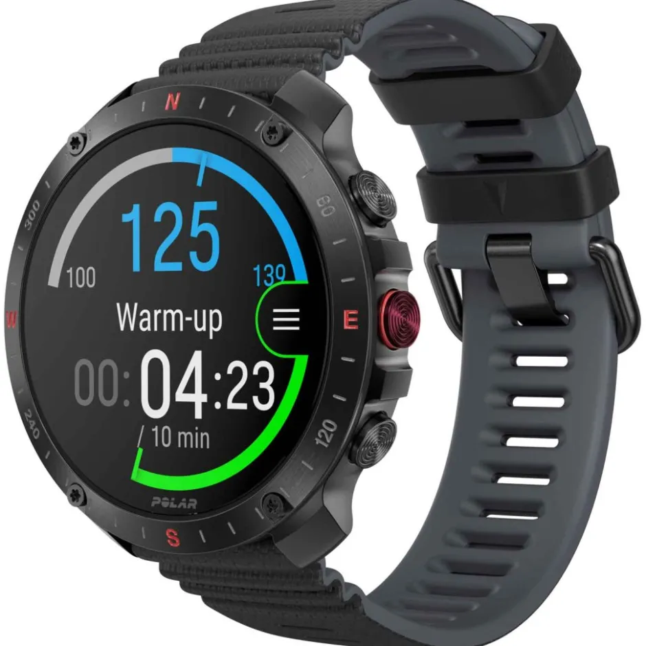 Sporthorloges|Sporthorloges < Polar Grit X2 Pro HR GPS Multisporthorloge + H10 Hartslagsensor - zwart