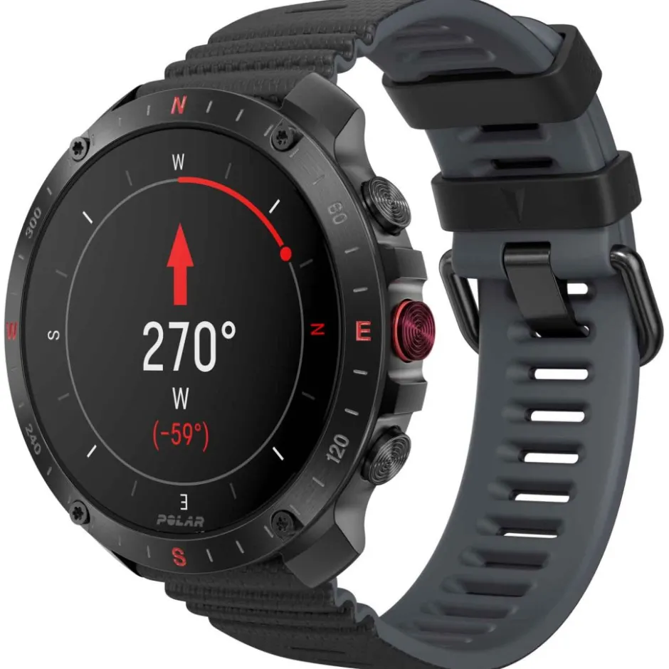 Sporthorloges|Sporthorloges < Polar Grit X2 Pro HR GPS Multisporthorloge + H10 Hartslagsensor - zwart