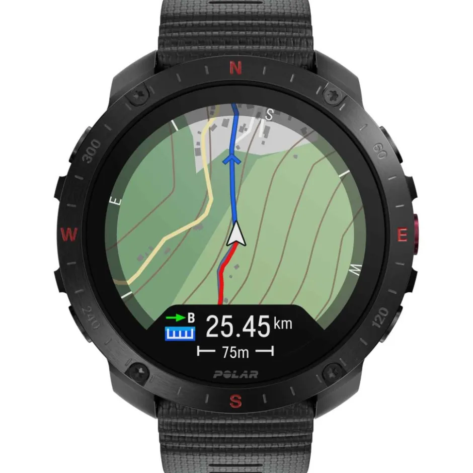 Sporthorloges|Sporthorloges < Polar Grit X2 Pro HR GPS Multisporthorloge + H10 Hartslagsensor - zwart