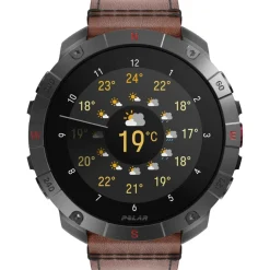 Polar Grit X2 Pro Titanium GPS Multisporthorloge - Brons (Leren Polsband)