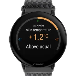 Sporthorloges|Sporthorloges < Polar Ignite 3 GPS Fitnesshorloge - Braided Yarn - zwart