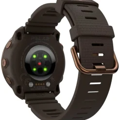 Sporthorloges|Sporthorloges < Polar 22mm Siliconen Armband S-L - bruin