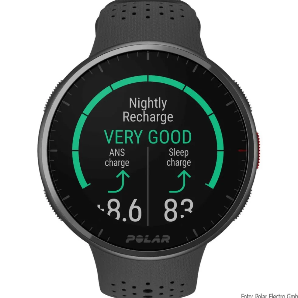Polar Pacer Pro GPS Hardloophorloge - Carbon Gray