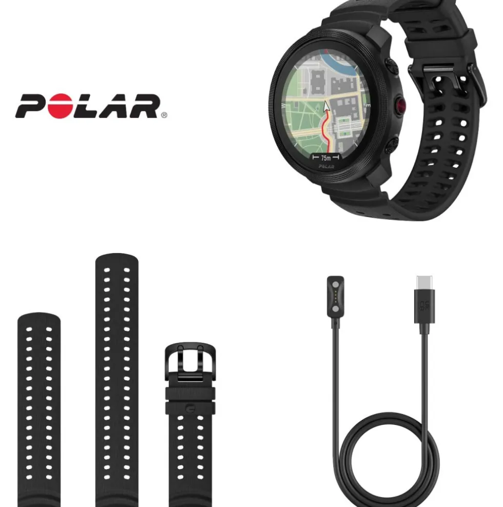 Polar Vantage M3 GPS Multi-Sporthorloge - Zwart