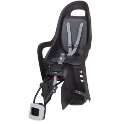 Polisport Groovy RS Plus Fietsstoeltje voor Kinderen voor Frame - zwart/donkergrijs