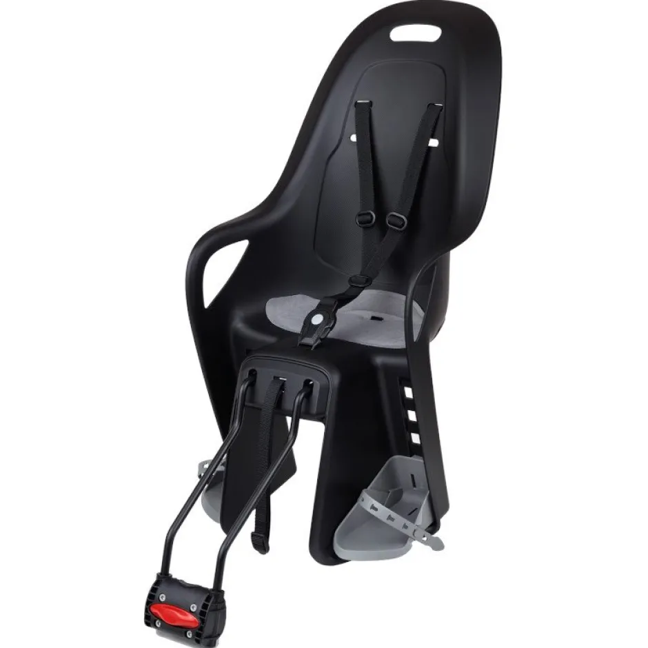 Kinderzitjes < Polisport Koari FF 29" Fietsstoeltje voor Kinderen voor Frame - zwart/grijs