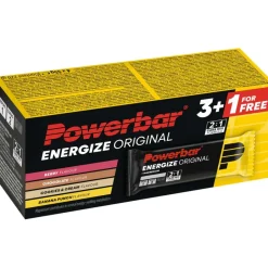 Outdoor Maaltijden < Powerbar Energize Original Multiflavour Pack - Koolhydraatreep - 3 + 1 gratis (55g elk)