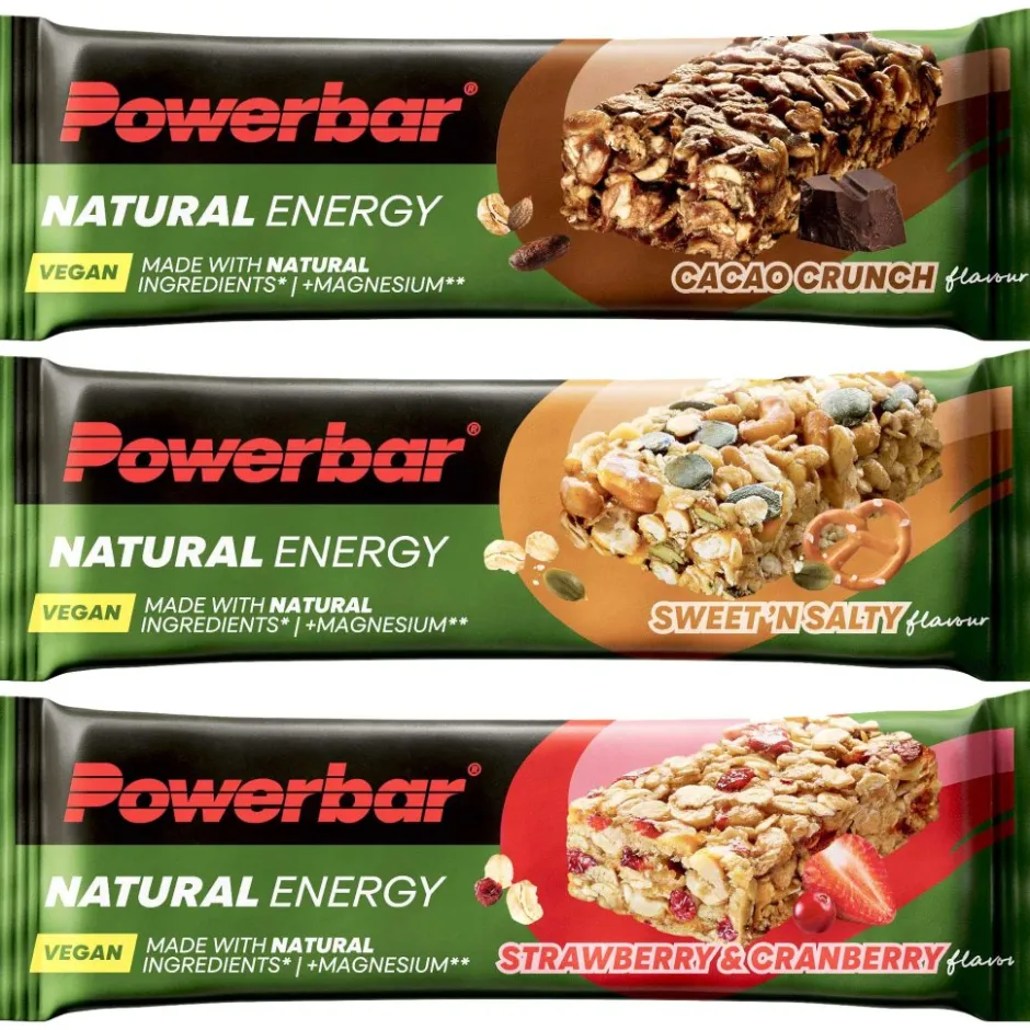 Outdoor Maaltijden < Powerbar Natural Energy - Koolhydraatreep - 3x40g