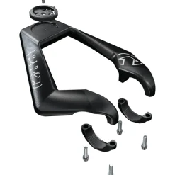 Opzetsturen|Opzetsturen < PRO Compact Clip-On Aerobar - Carbon | Computer Mount - 31.8mm | black