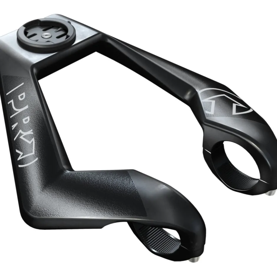 Opzetsturen|Opzetsturen < PRO Compact Clip-On Aerobar - Carbon | Computer Mount - 31.8mm | black