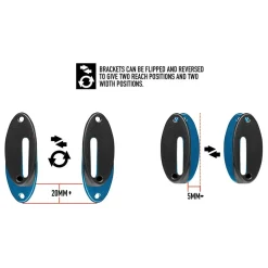 Opzetsturen|Opzetsturen < Profile Design Bracket Kit - ASC Pro | Basishouder voor Opzetstuur | Offset 5mm