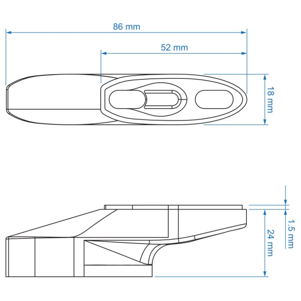 Profile Design Riser Kit - Adapters | A3 | Reach Extender voor Armleuningen