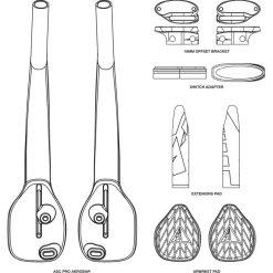 Profile Design Verlengstukken - ASC Pro | Carbon - 375mm