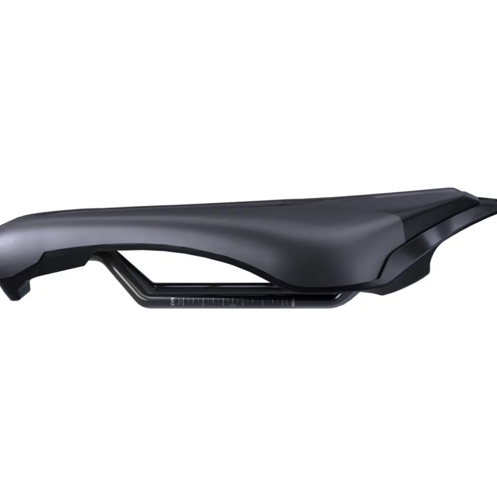 PRO Stealth Aero TSA 1.2 Zadel - Roestvrij Staal - zwart