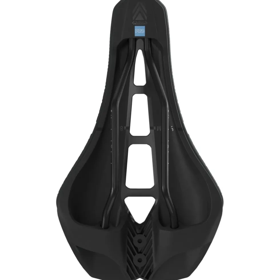 PRO Stealth 3D Zadel - Performance | Roestvrij Staal Rails - 152mm | zwart