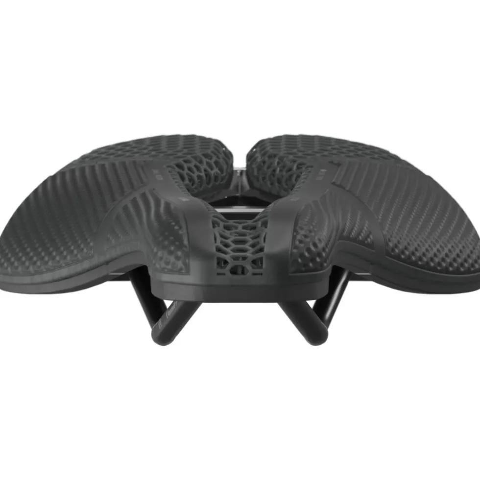 PRO Stealth 3D Zadel - Performance | Roestvrij Staal Rails - 152mm | zwart