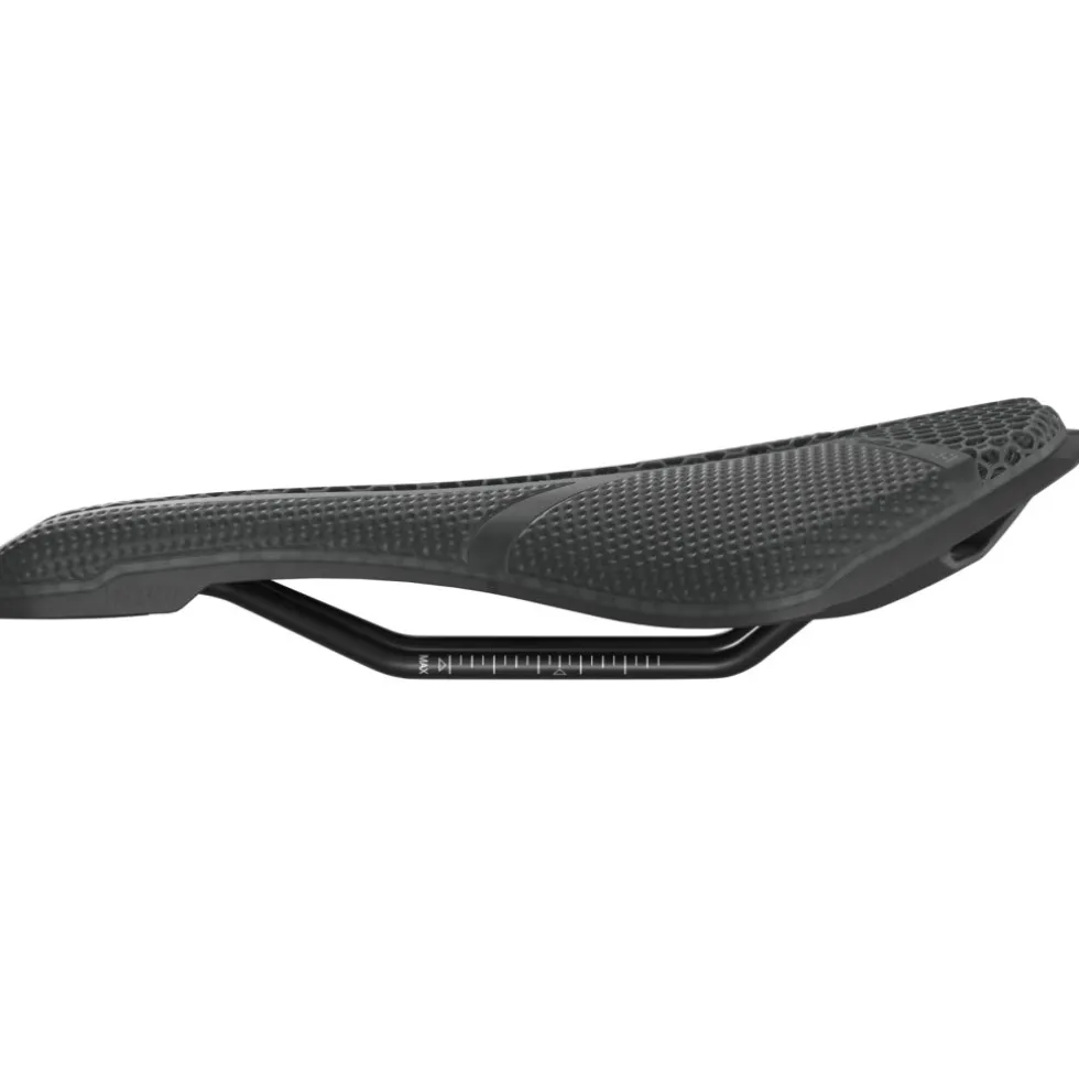 PRO Stealth 3D Zadel - Performance | Roestvrij Staal Rails - 152mm | zwart