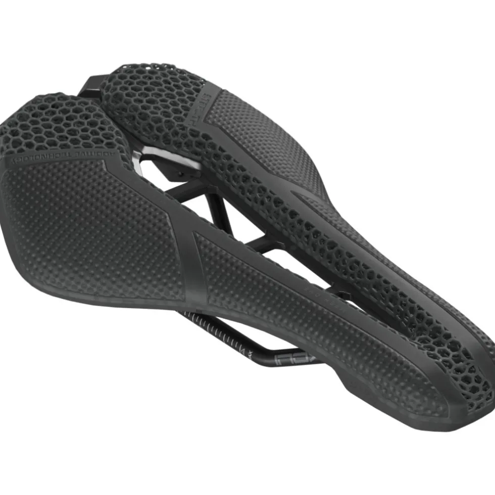 PRO Stealth 3D Zadel - Performance | Roestvrij Staal Rails - 152mm | zwart