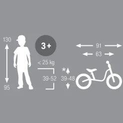 Puky LR XL BR Classic Balance Bike - retro-rosé