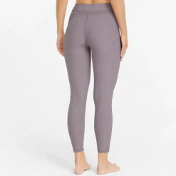 Puma Studio Mesh Inset High Waist 7/8 Tight Dames - Quail Heather