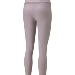 Puma Studio Mesh Inset High Waist 7/8 Tight Dames - Quail Heather