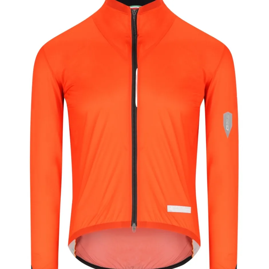 Racefietsjacks|Regenjassen < Q36.5 Dottore Light Regenja Heren - poppy orange