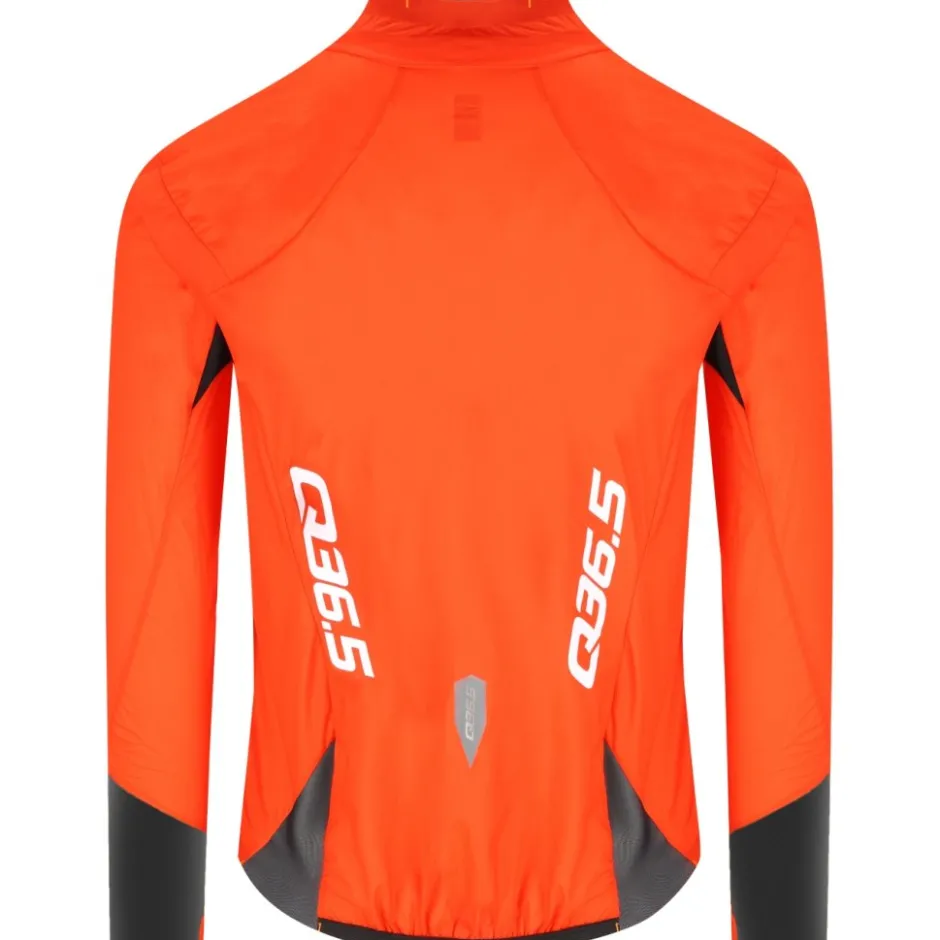 Racefietsjacks|Regenjassen < Q36.5 Dottore Light Regenja Heren - poppy orange
