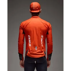 Racefietsjacks|Regenjassen < Q36.5 Dottore Light Regenja Heren - poppy orange