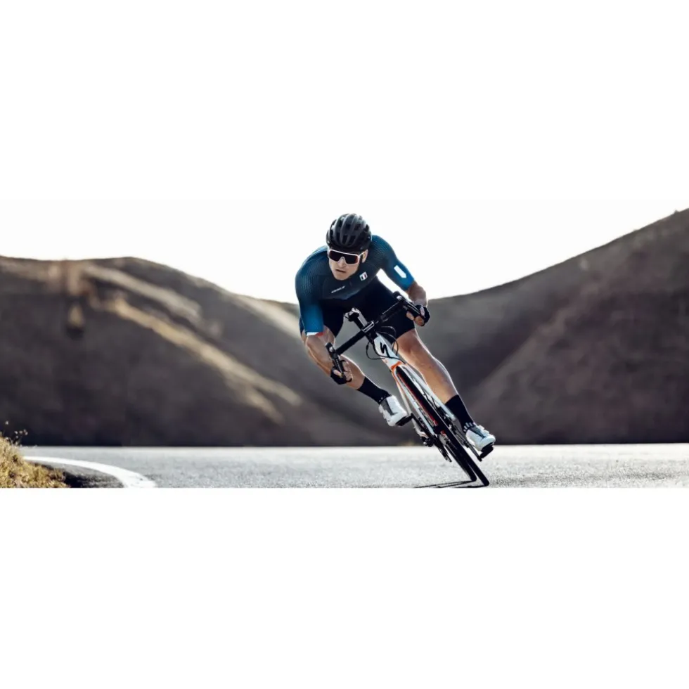 Q36.5 Gregarius Essential Fietsshorts met Bretels Heren - blue navy