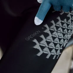 Q36.5 Gregarius Grid Skin Winter Fietsbroek met Bretels Heren - zwart