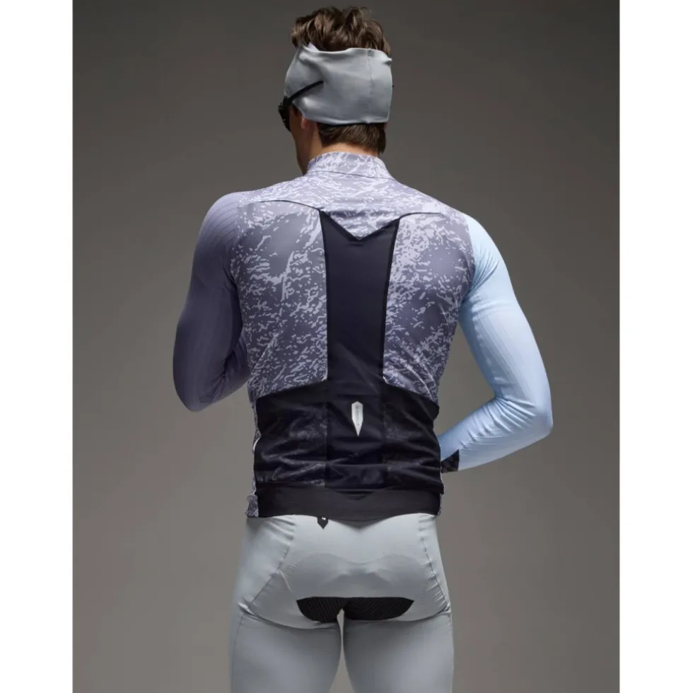 Q36.5 Gregarius Hybrid Alpi Camo Vest Heren - grisaille blue