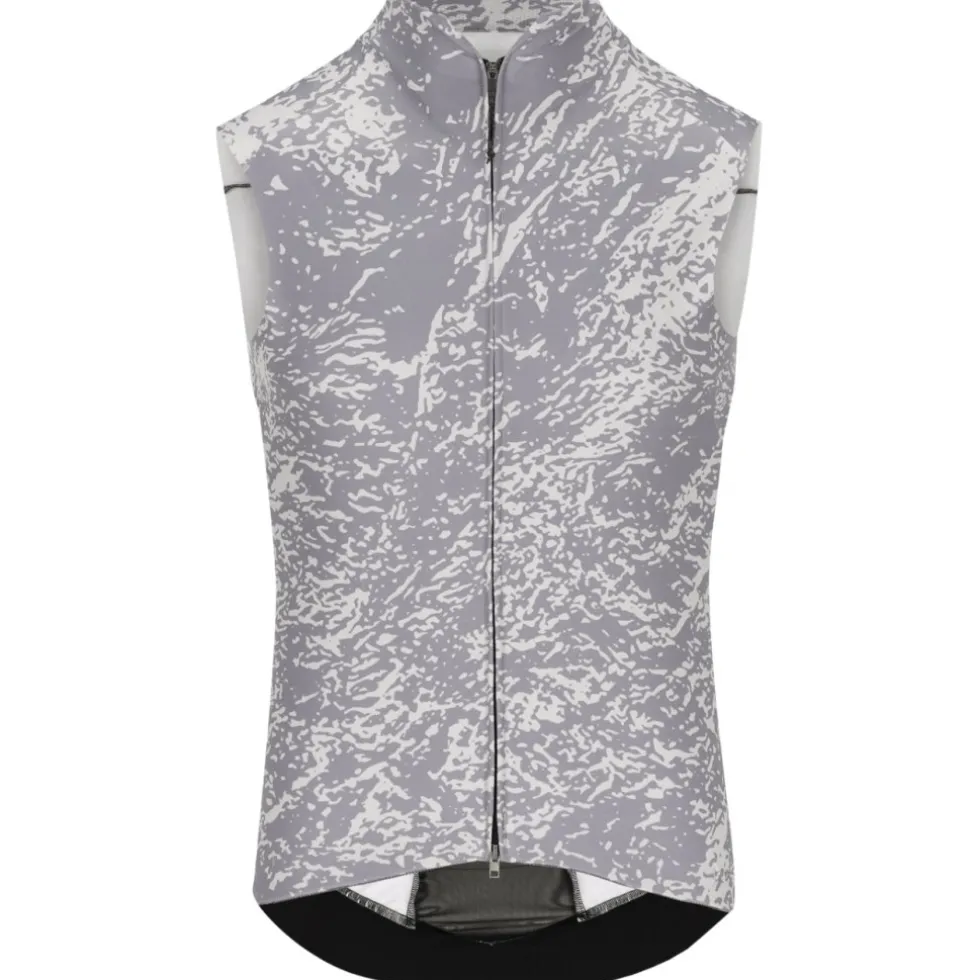 Q36.5 Gregarius Hybrid Alpi Camo Vest Heren - grisaille blue