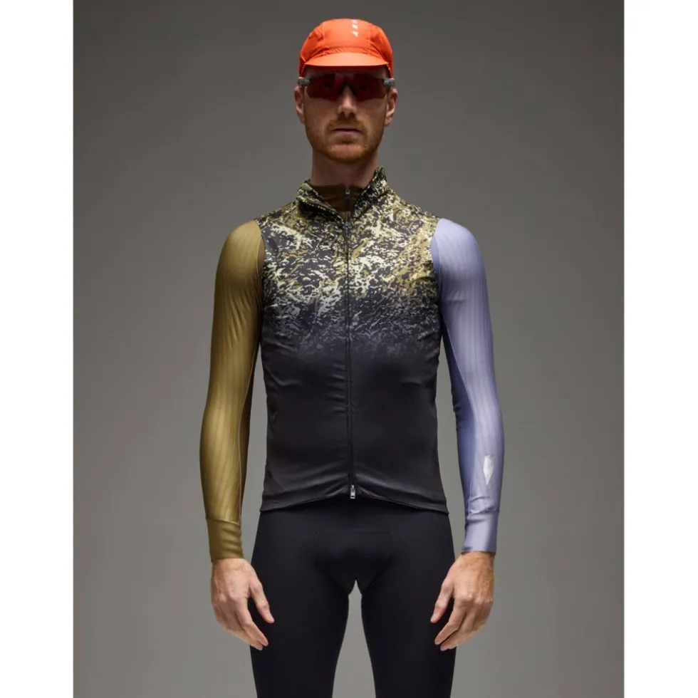 Q36.5 Gregarius Hybrid Alpi Camo Vest Heren - zwart