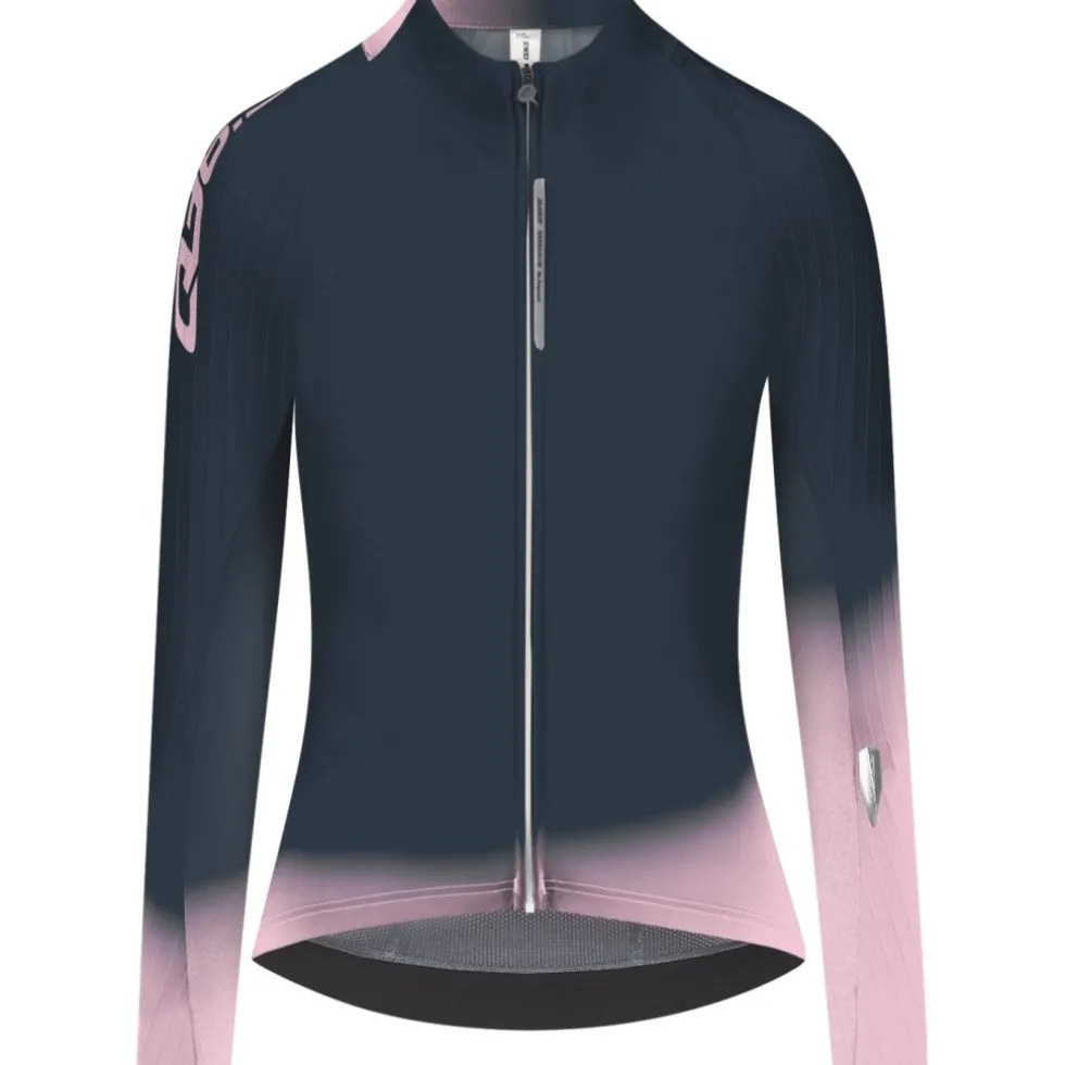 Q36.5 Gregarius Hybrid Light Collar Fade Dames shirt met lange mouwen - nautica blue