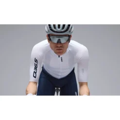 Wielershirts < Q36.5 Gregariu Pro Coar Fade ignature Korte ouw hirt heren - white