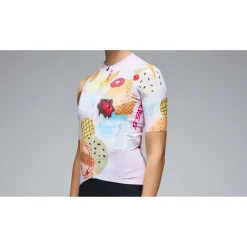 Q36.5 Gregarius Pro Team Gelato Dames shirt met korte mouwen - white