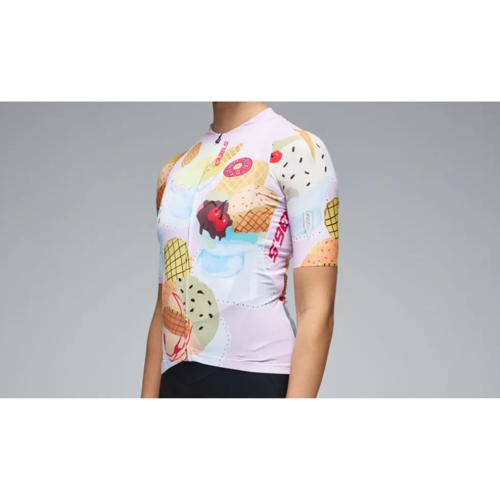 Q36.5 Gregarius Pro Team Gelato Dames shirt met korte mouwen - white