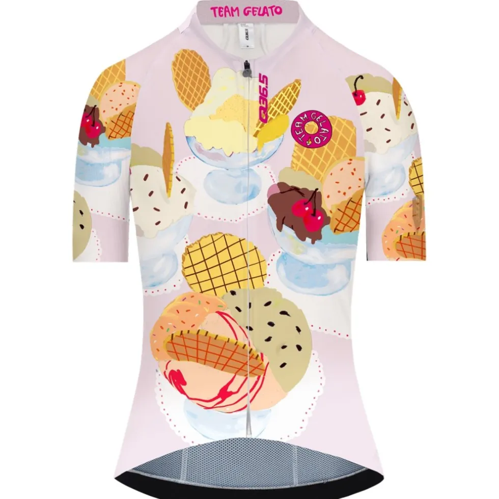 Q36.5 Gregarius Pro Team Gelato Dames shirt met korte mouwen - white