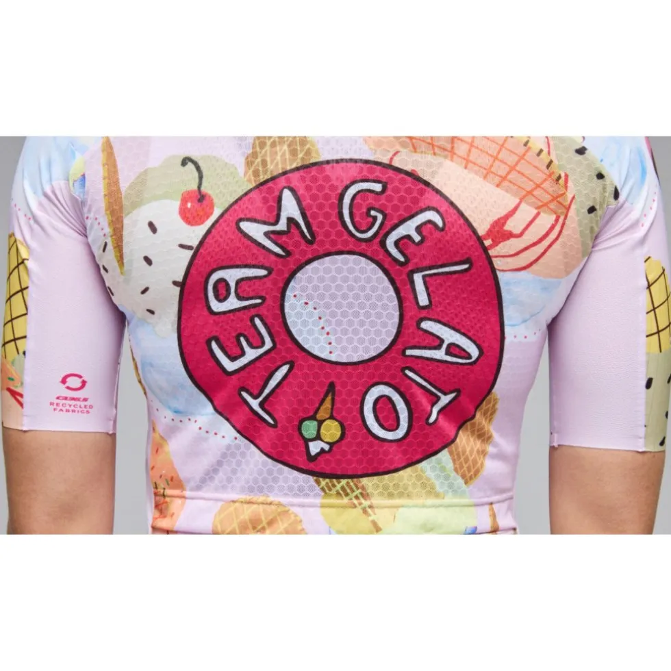 Q36.5 Gregarius Pro Team Gelato Dames shirt met korte mouwen - white
