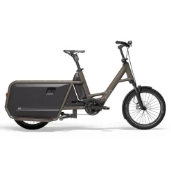 Elektrische Fietsen|Elektrische Bakfietsen < QiO LONG CLAx | ENVIOLO HD Automatiq - 20" Elektrische Bakfiets - 2026 - dark olive matt