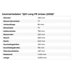 QiO LONG P9 | 1x9 Shimano CUES - 20" Elektrische Bakfiets - 2026 - night black matt