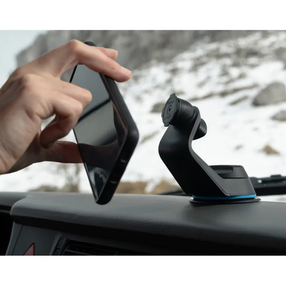 Quad Lock Zuignaphouder voor voorruit/dashboard