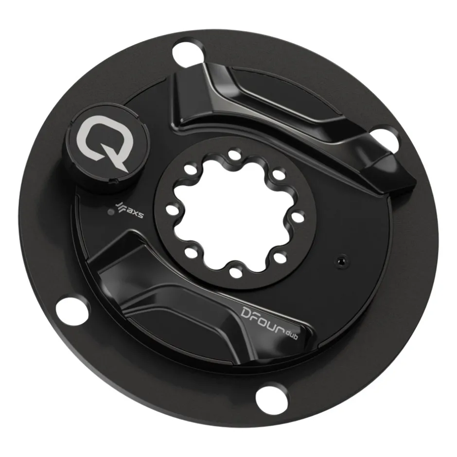 Vermogensmeters|Vermogensmeters < Quarq AXS DFour DUB Powermeter Spider - 110 BCD - zwart