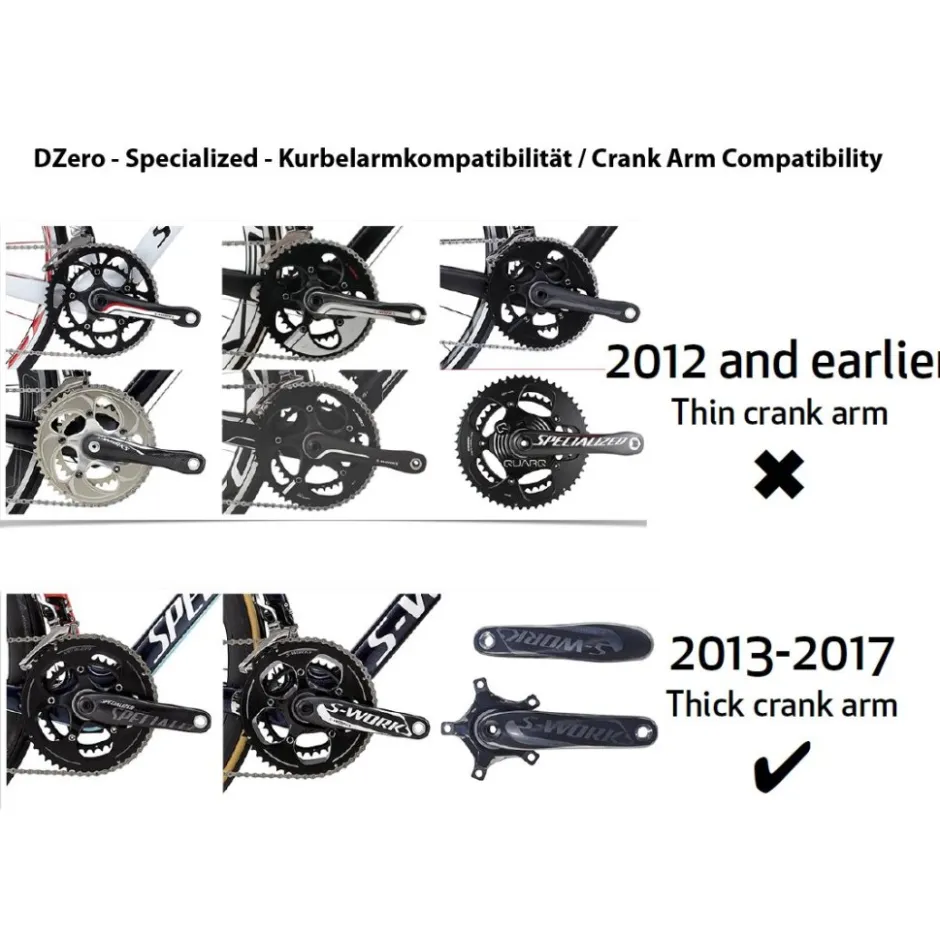 Vermogensmeters|Vermogensmeters < Quarq DZero Power Meter Spider for Specialized Crank - 110 BCD - Compact