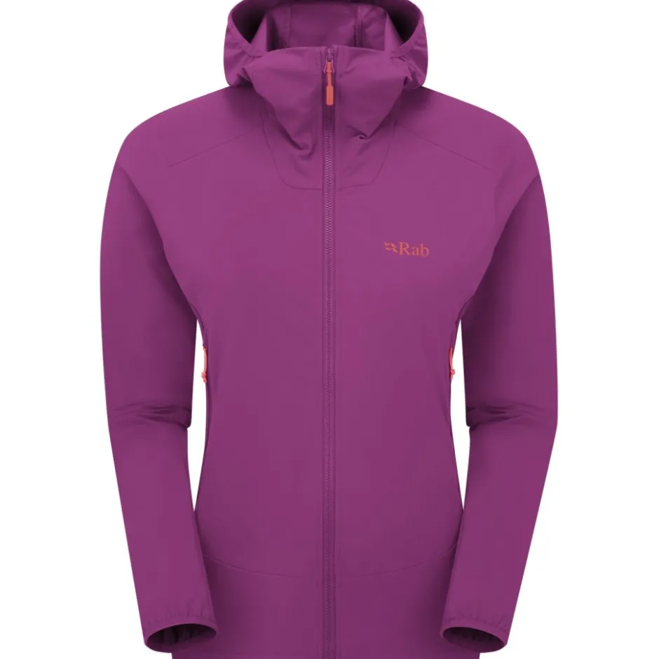 Jassen & Vesten < Rab Boreali Ja met Capuchon Dame - plum