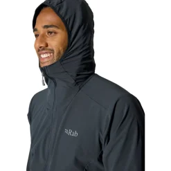 Rab Borealis Jas met Capuchon Heren - beluga