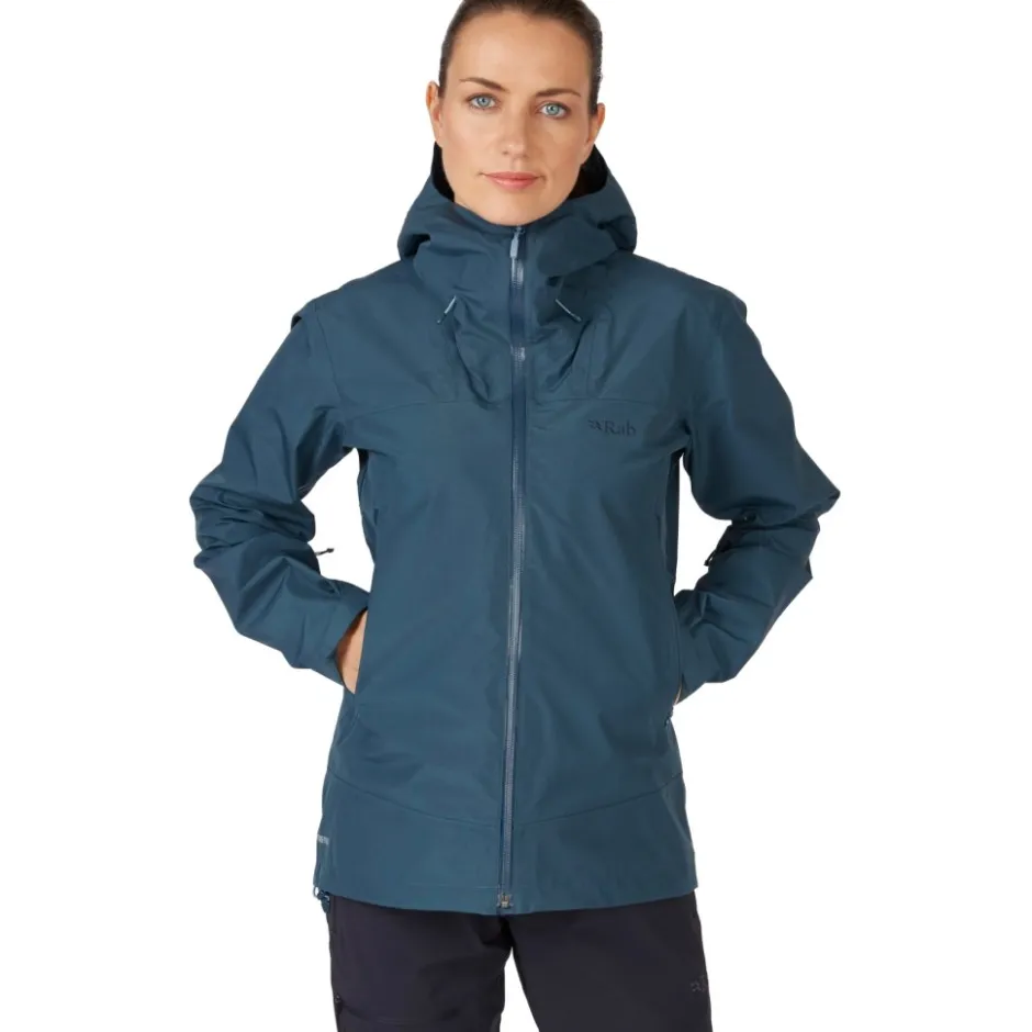Jacks < Rab Namche GTX Jas Dames - dark fig green