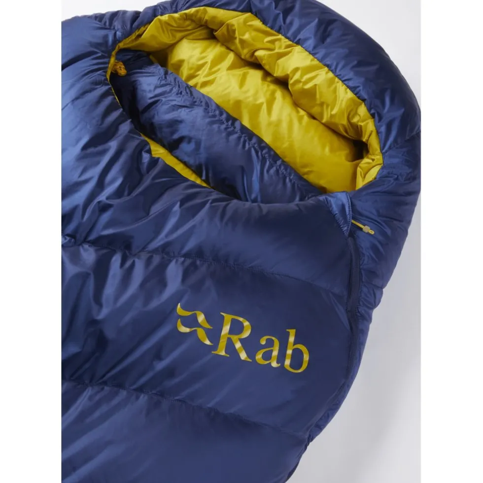 Rab Neutrino 400 Donzen Slaapzak Dames - Rits links - nightfall blue