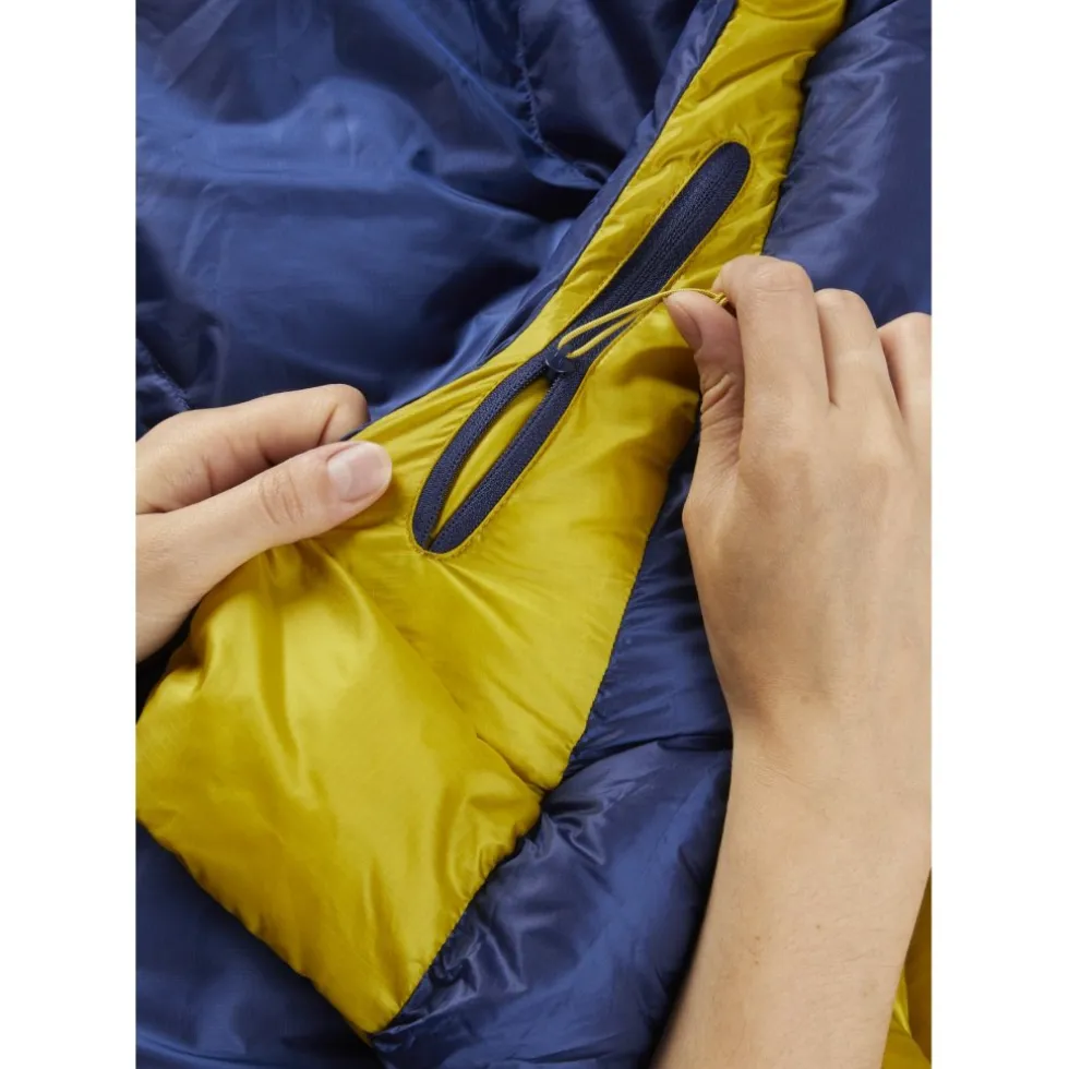 Rab Neutrino 400 Donzen Slaapzak Dames - Rits links - nightfall blue