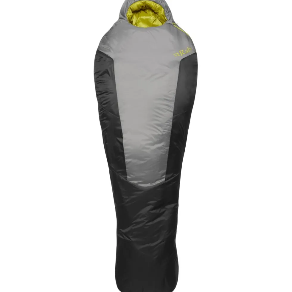 Rab Solar Ultra 2 Slaapzak - Regular - Rits links - granite